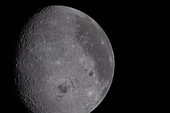 Moon seen from Artemis II during flyby
