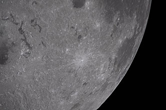 Moon seen from Artemis II during flyby