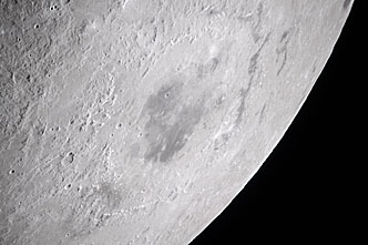 Moon seen from Artemis II during flyby