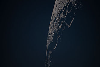Moon seen from Artemis II during flyby