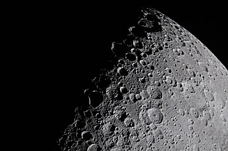 Moon seen from Artemis II during flyby