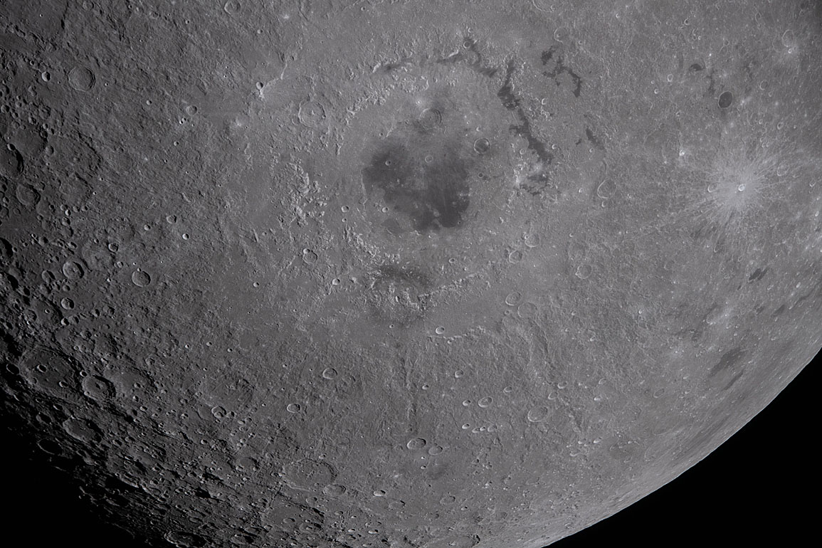Moon seen from Artemis II during flyby