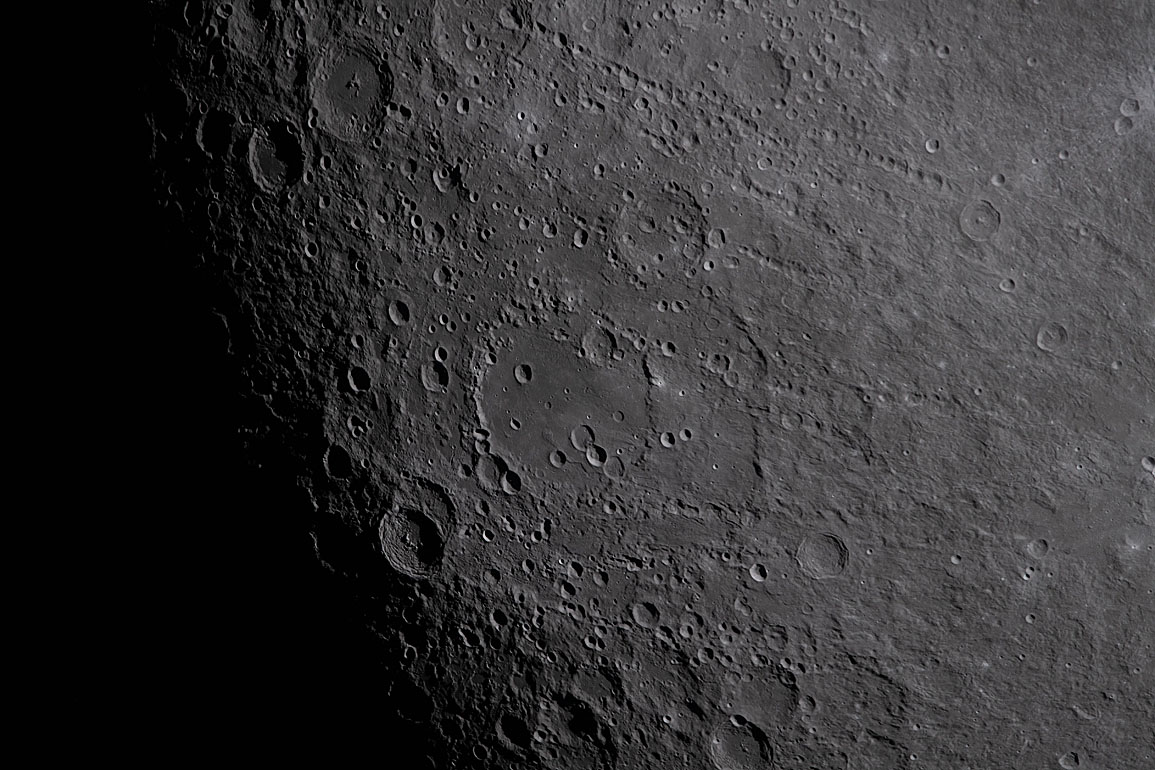 Moon seen from Artemis II during flyby