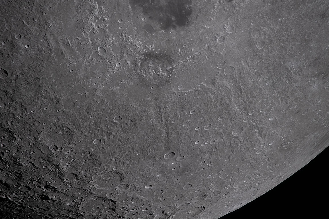 Moon seen from Artemis II during flyby