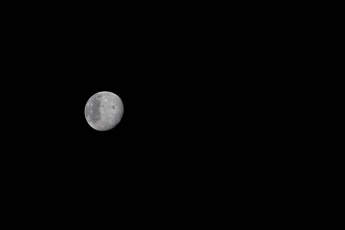 Der Mond w�hrend des Vorbeifluges