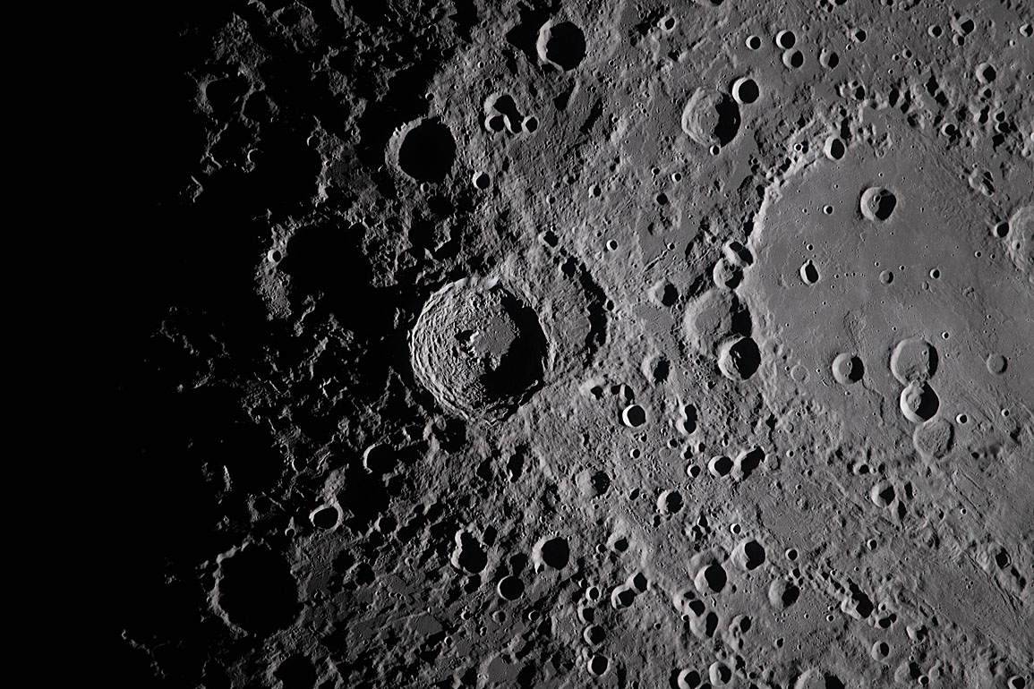 Moon seen from Artemis II during flyby