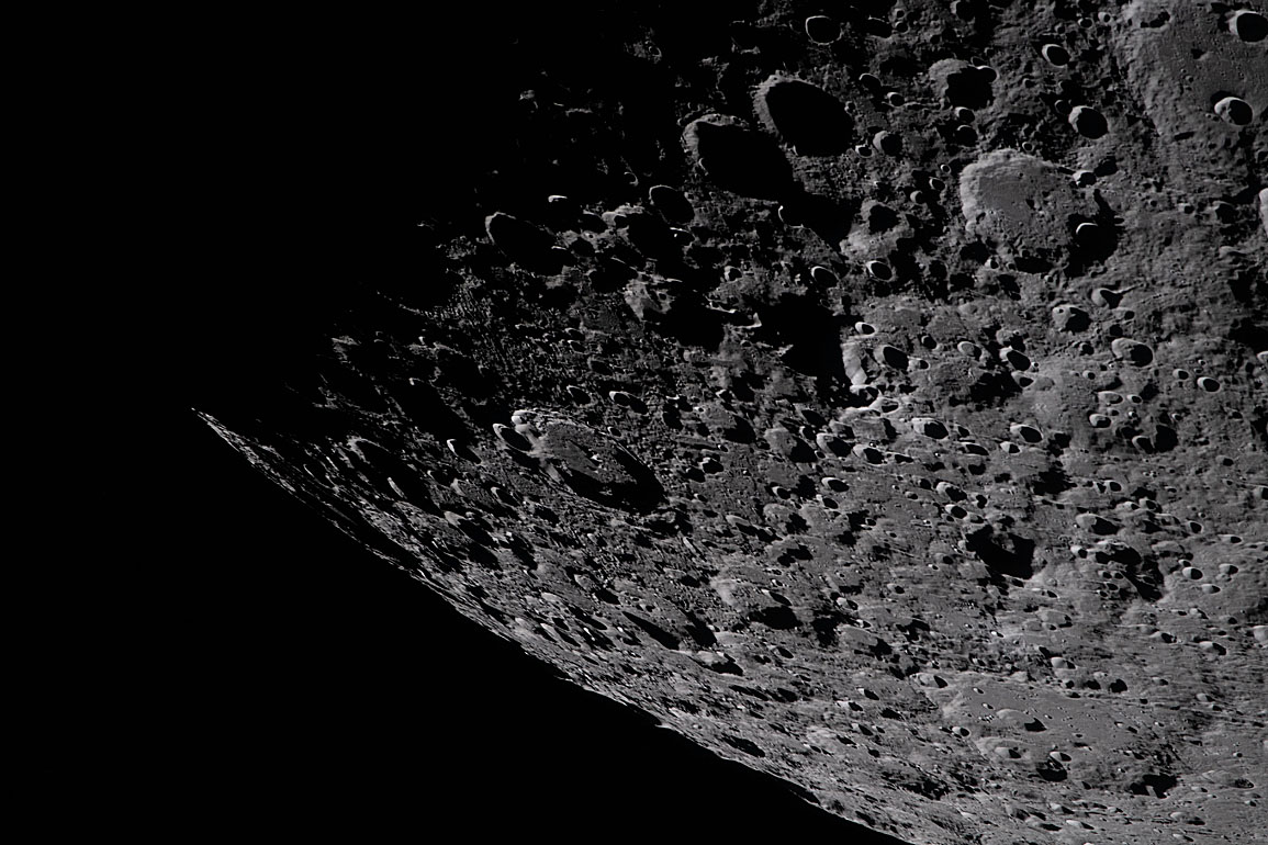 Moon seen from Artemis II during flyby