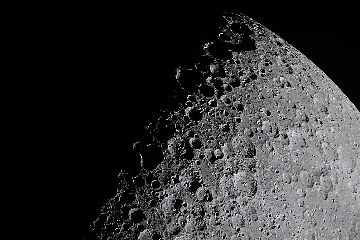 Moon seen from Artemis II during flyby