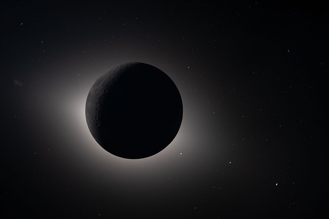 Solar Eclipse during Moon flyby of Artemis II