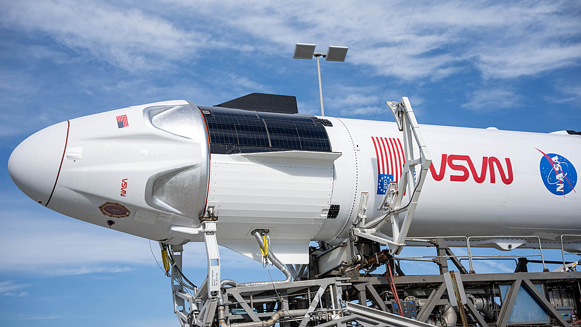 SpaceX Crew-13 rollout
